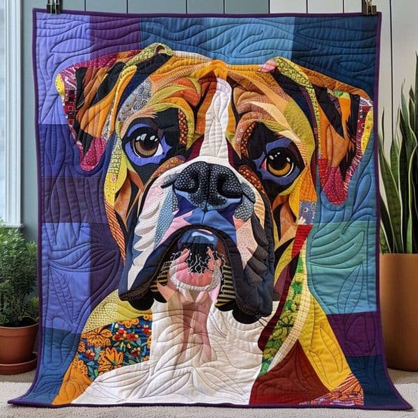 2026 New Puppy Pattern Quilted Throw Blanket Digital Print Sofa Home Decor For Wholesale