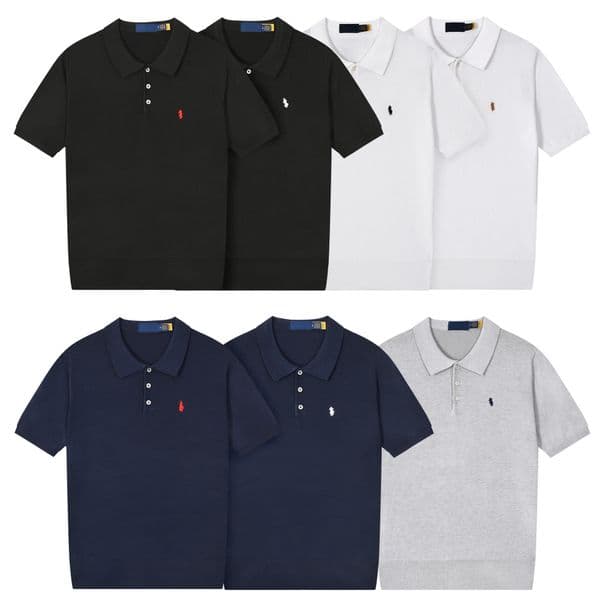 Designer T Shirt Shorts polo shirt collar Top Fashion Clothes Leisure Loose Tide Tees High Quality Cottons Short Sleeve Print Tops Summer Sweater shirts