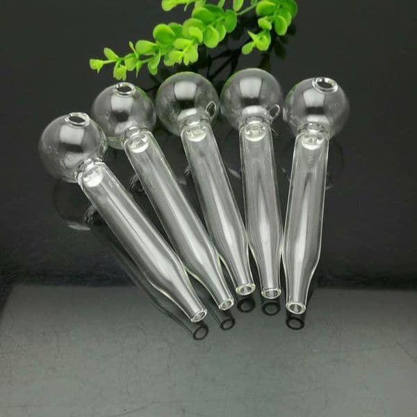 Smoking Pipes bongs Manufacture Hand-blown hookah Classic sharp mouthed bubble glass straight pipe