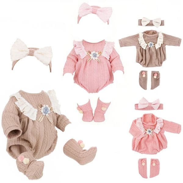 Baby Born Doll Clothes for 1318 Inch born Jumpers Rompers Set Cute 43cm Accessories Festival Birthday Gift 260408