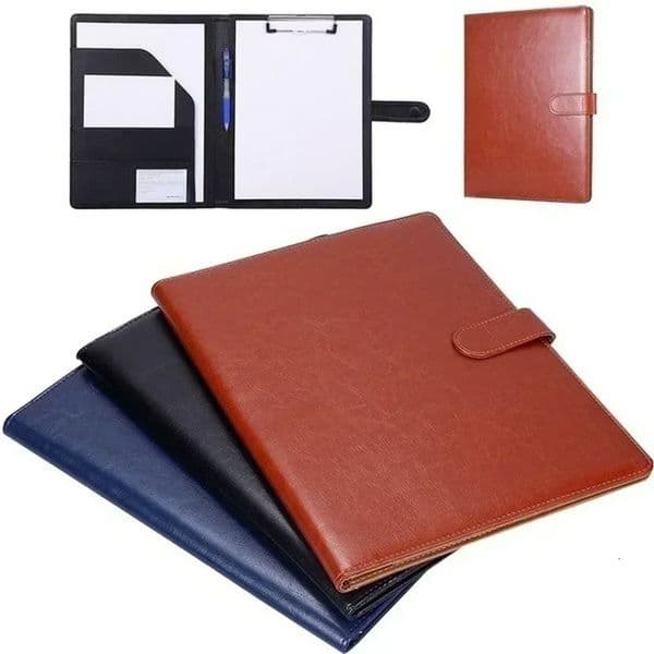 Multifunctional A4 Conference Folder Business Stationery PU Leather Contract File Folders Binder Office Supplies Desk Organizers 260402