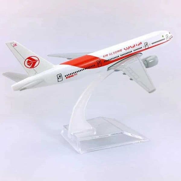 Planes Scale 1400 Metal Plane Model 16CM B777 Air Algeria Diecast Airplane Collection Simulation Home DecorationsL260409