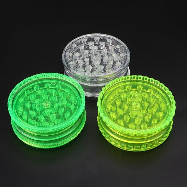 Smoking Pipes Hot selling three layer plastic cigarette grinder 60mm manual grinder cigarette shredder