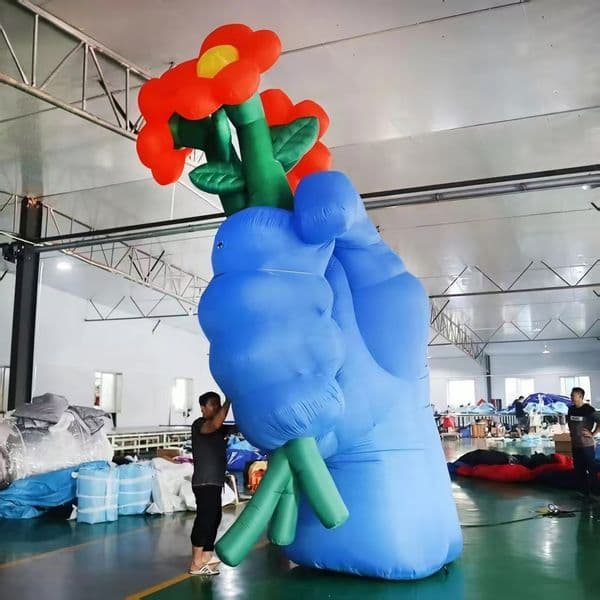 Free Shipping Luminous Inflatable Flower Decorative Prop for Activities - Large Inflatable Flowers with Ventilation Design