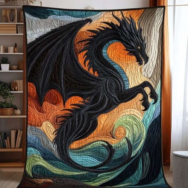 2026 New New 3D Dragon Pattern Quilted Throw Blanket Digital Print Sofa Home Decor For Wholesale Designer