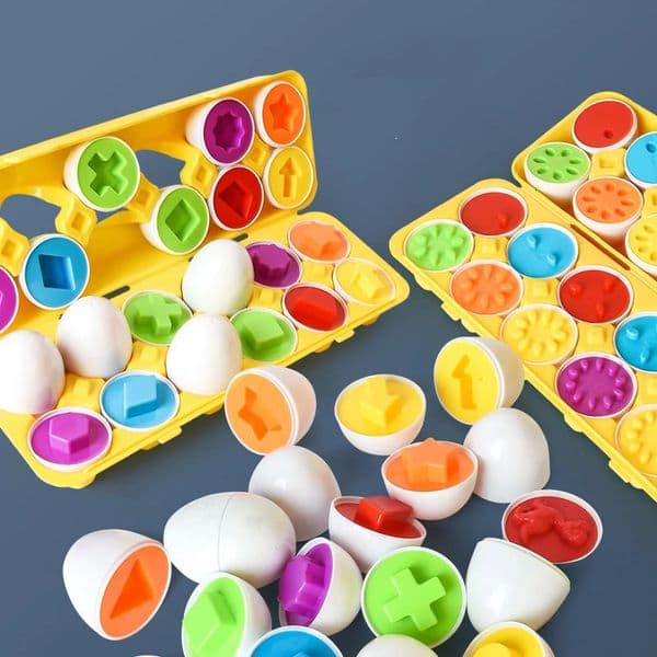 Montessori Games Baby toy Smart Egg Shape Match Puzzle For Kids Baby Development Toy Educational Toy For Children 1 2 3 4 Year260408BJ