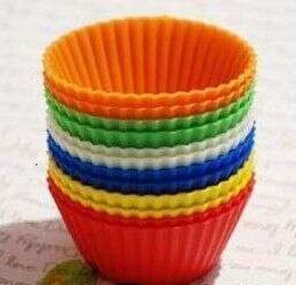 7cm Silica gel Liners mold silicone muffin cup baking cake cups cupcake KD1