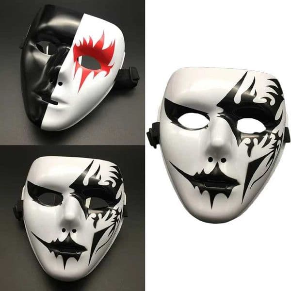 4PCS Street Dance Hip Hop Party Adult Mask Cosplay Adult Costumes Accessories Horror Mask Full Face Mask Halloween Props S2649