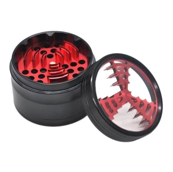 Diameter 63MM four layer cool aluminum alloy open roof WiFi signal sign tooth grinding cigarette lighter