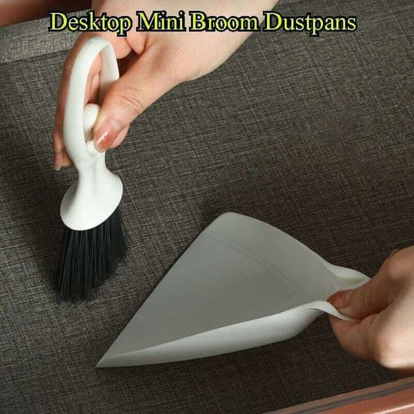 Mini Broom Dustpans Set With Garbage Shovel Nordic Color For Household Desktop Cleaning Tools 26Y0409