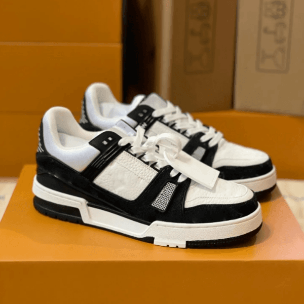 2025vuiotton eviution ehand liness Designer Sports Mens and Womens Trainer Leather Printed Letters Casual Shoes Wearresistant