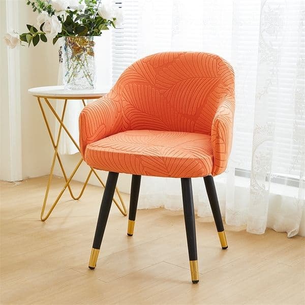 Dining Room Chair Covers Stretch Jacquard Parsons Chair Slipcovers Super Fit Removable Washable Kitchen Chair Protector Cover 260402ww