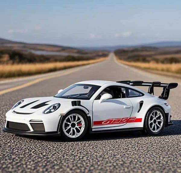 136 Porsche 911 GT3 RS Alloy Mini Car Model Racing Diecasts Metal Toy Sports Simulation Collection Pull Back Childrens GiftsL260408