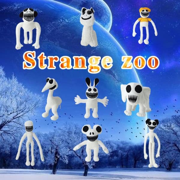 Zoonomaly Plush Toy Zooguard Mutant Rabbit Cat Doll Horror Monster Stuffed Toy Gift for Fans