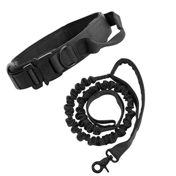 New designer Tactical Dog Collar Outdoor Nylon Leash Pet Necklace Military K9 Neckband Medium Large Dog Training Set Heavy Duty Collars leashes Tear-Resistant