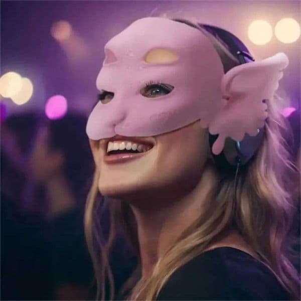 Game Character 3D Printed Crying Baby Mask Party Accessory DIY Melanies Martinezs Mask Latex Pink MASK Cosplay Costume Masks S2649
