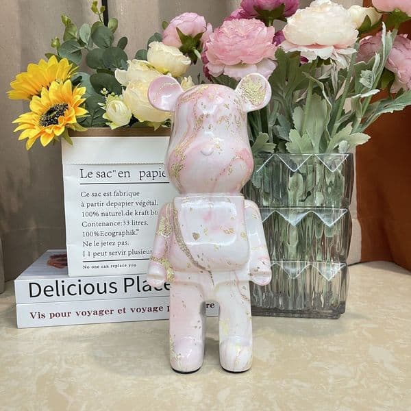 Decorative Objects Figurines 26cm 400 Bear Statues and Sculptures Figure Ornaments Living Home Decor Christmas Gift