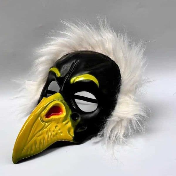1pc Plague Doctor Bird Beak Mask Plastic Horror Style Cosplay Mask Halloween Masquerade Party Decoration Mask L26059