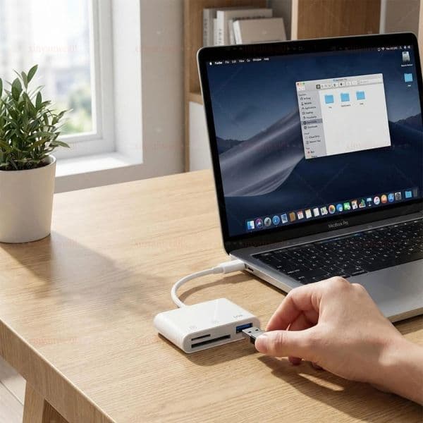 SD Card Reader for SD/TF/USB Flash Adapter for IPHONE IPAD Flash Drive Storage Card Adapter Type-c interface