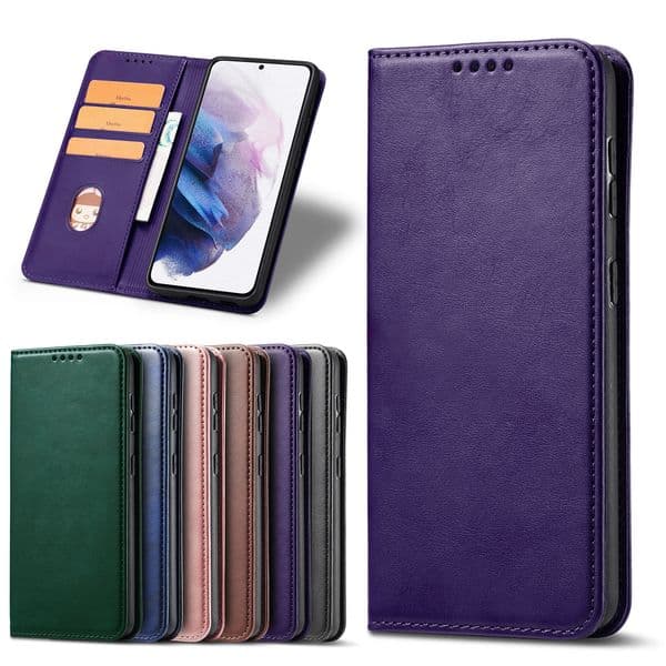 Phone Case For Samsung Galaxy S26 S25 Edge FE A57 A37 A17 A07 A16 A06 A26 A36 A56 A55 A35 A25 A15 A05 A14 Pro Ultra Plus 5G Wallet Leather Strong Magnetic Cover