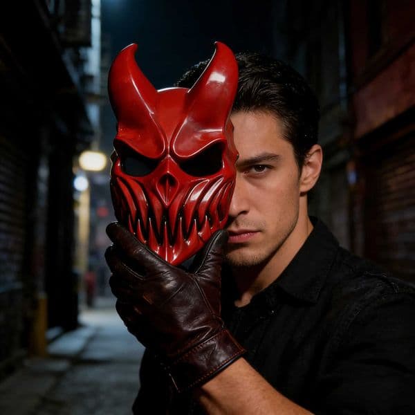 PVC Mask With Movable Mouth Russian Deathcore Band Cosplay Prop Party Costume Accessory Horror Scary Dress Up Decoration L260526