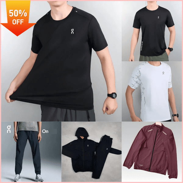 On running mens tracksuit womens designer ON clothing sportswear refreshing shorts and t shirt set breathable quick dry running training suit 2 piece set men 01