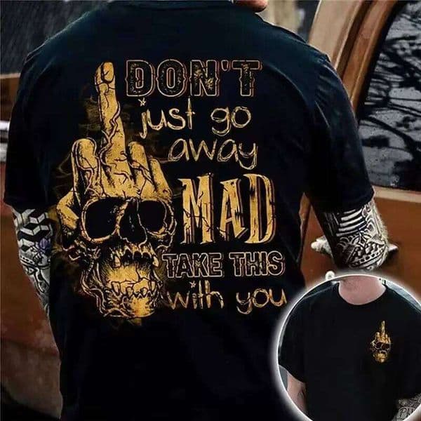 T Shirt New Summer Hot Sale Double Gun Skull Digital Printing Short Sleeve Boys Handsome Personality Crew Neck T-Shirt Top Men's Clothing