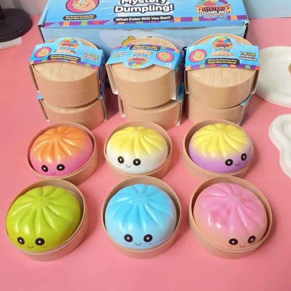 Dumpling Pressure Dumpling Squishies Kawaii Mini Food Shape Squishy Toy Slow Rise Sensory Fidget Stress Relief Party Favor Gifts By AIR