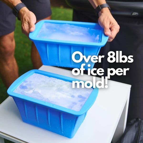 Ice Block Mold Extra Large Ice Box Large Silicone Box Super Ice Box 260409BJ