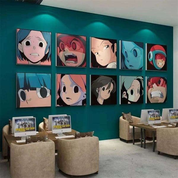 Nordic Modern Minimalist Japanese Korea Animation AOKIZY Fashion Wall Art Canvas Painting Poster Pictur For Kids Room Home Decor 26W0410