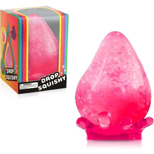 Fidget Toys Dream Drop, Cube Squishies Anxiety Relief, Ice Squishy Stress Cube-Drop Malt Sugar Balls, Sensory Ball for Kids with Autism (Pink, 1) 960
