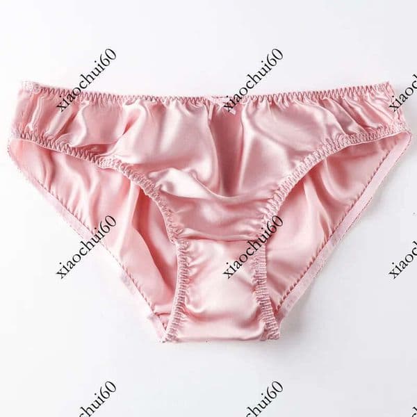 4 PACK 100% Silk Women's Low Waist Print Underwear Briefs Lingerie Panties MS008 230424 2026666