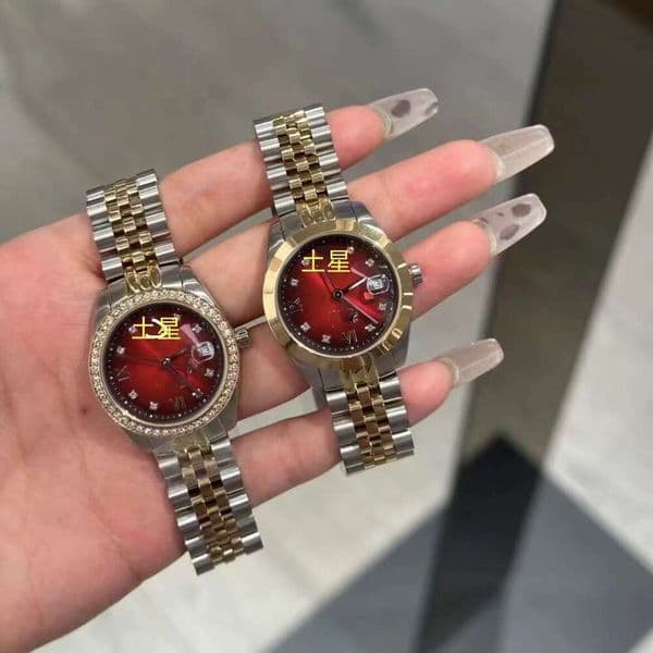Watch women designer Vivi Viviane viviannen vivienmes watches luxury Empress Dowager Cixi Cherry Quartz Women's Fashion Diamond-Studded Calendar Watch Cross-B