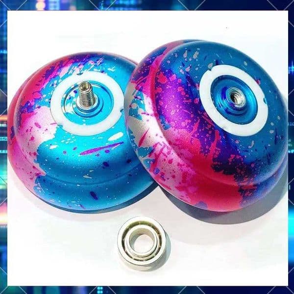 2 Pcs Unresponsive YoyoProfessional Yoyo For KidsAluminum Beginner Yo-Yos Ball For Yoyos Players With 20 Yo Strings-AA02 X260410