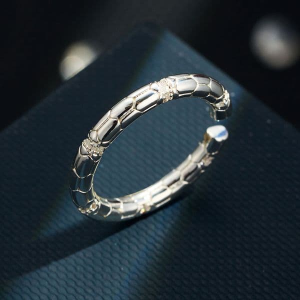 bestseller in Europe America: simple open fashionable and versatile snake-pattern adjustable ring, unique niche index finger ring