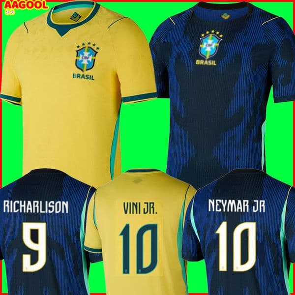 Brazil Soccer Jersey 2026 world cup brasil Football Shirt kit 26 27 RICHARLISON VINI JR NEYMAR JR MARQUINHOS RAPHINHA Men kids kit uniforms casima player version TOPs