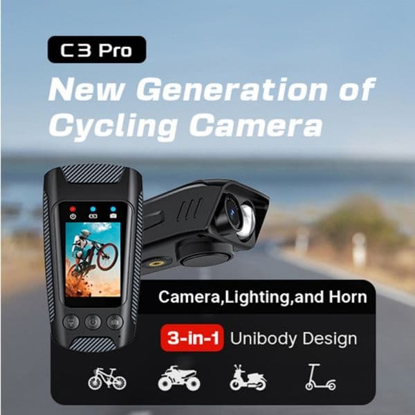 Hot-selling New True 4K Action Camera C3Pro Cycling Camera Outdoor Bike Riding Recorder Six-axis gyroscope image stabilization