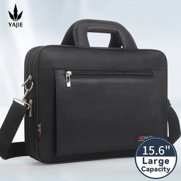 Large Capacity Briefcase Bag Men Business 14 inch 156 Laptop Shoulder Bags Canvas Handbags Notebook Messenger 260410