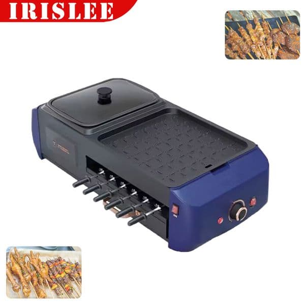 1800W Baking Tray Steak Grill Barbecue Grilling Machine Non Stick