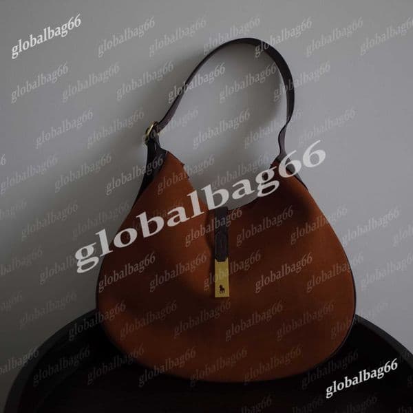 Totes Designer Tote Purse New Polo Same Style Genuine Leather Womens Equestrian Design Dumpling Bag Cowhide