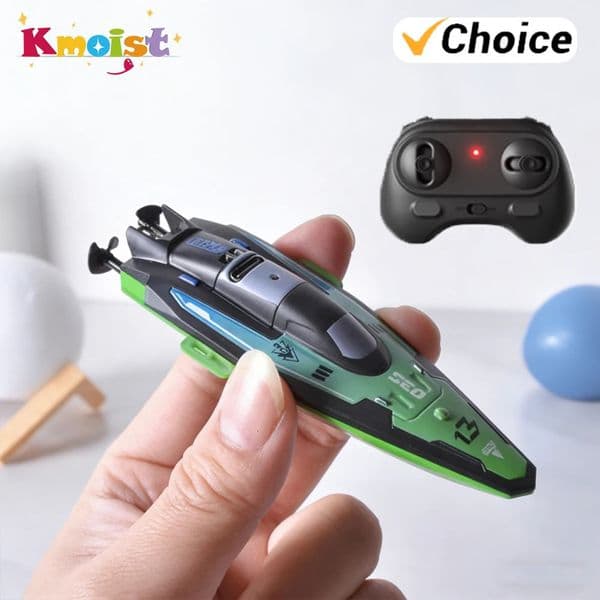 Mini RC Boat High Speed Ship 24G Remote Control Toy Rc Speedship With Rechargeable Battery Fast Toy for Boy Children Toys GiftS 260409