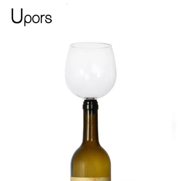 Wine Bottle Glass Topper Drink Directly From the BottleCrystal Transparent S Glass Cup Wine Decanter with Cork 260409BJ