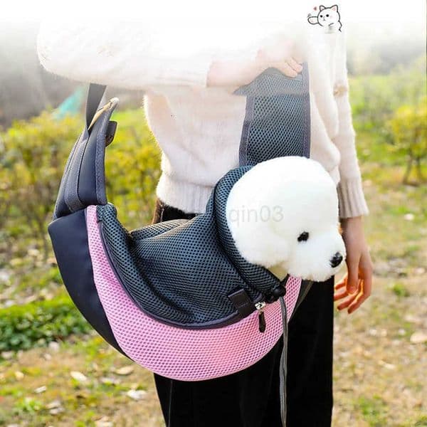 Dog Bag Breathable Mesh Pet Backpack Carrier for Small Dogs Cats Chihuahua-Friendly Outdoor Travel Shoulder Bag Perros Bag H260411