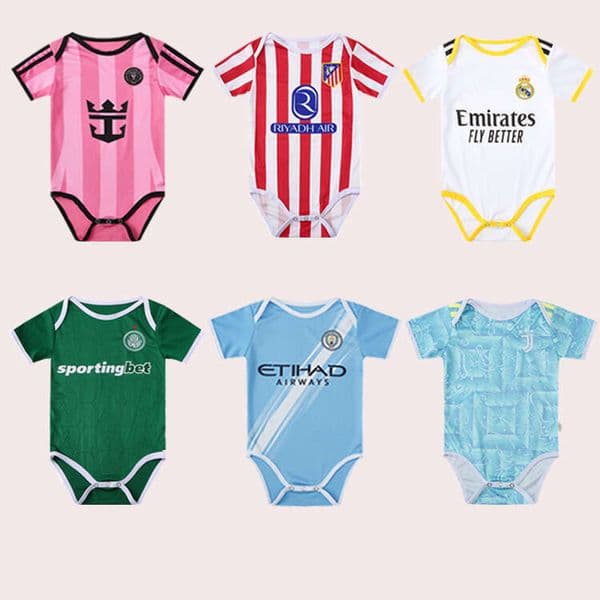 2026 New Pink Football Style Baby Rompers, Comfortable Soccer Inspired Infant Onesie, Soft Crawling Jumpsuit for Newborn Boys & Girls