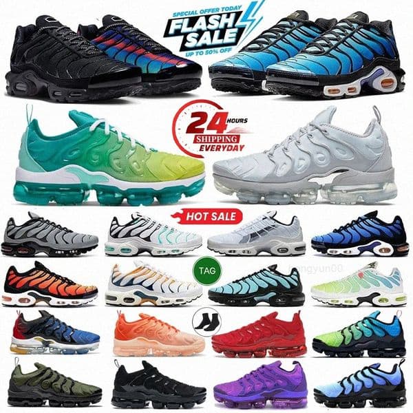 With Box Running Tn Plus Tns 30 Tnss Enfant Sport Sneakers Triple Black White Tuned Full Length Cushion Trainers Sunset Gradient Neon Purple Run Shoes