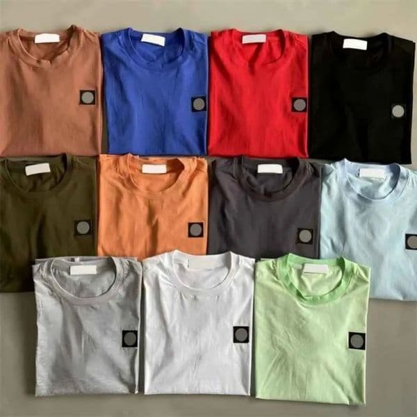 Shirts stones t shirt designer mens tshirts crew neck cotton mens women high quality casual streewear loose shorts