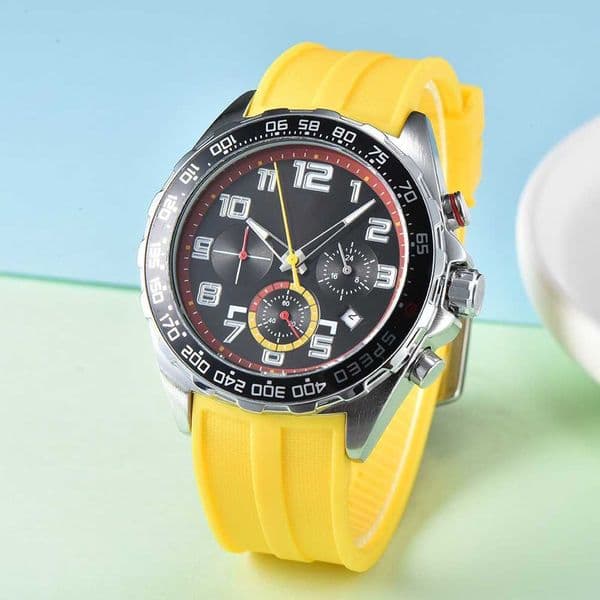 Luxury watches, high-quality watches Hao Ys 6-Hand Chronograph Tape Hot Sale Quartz