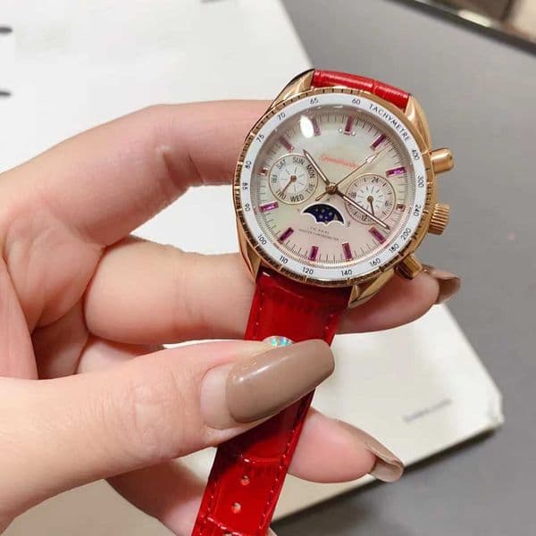 Luxury watches, high-quality watches Ou Jia Star Moon Stainless Steel Quartz WatchED1T