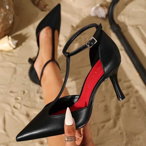 Womens Fashion Elegant Comfortable Simple Versatile High Heels Z260411