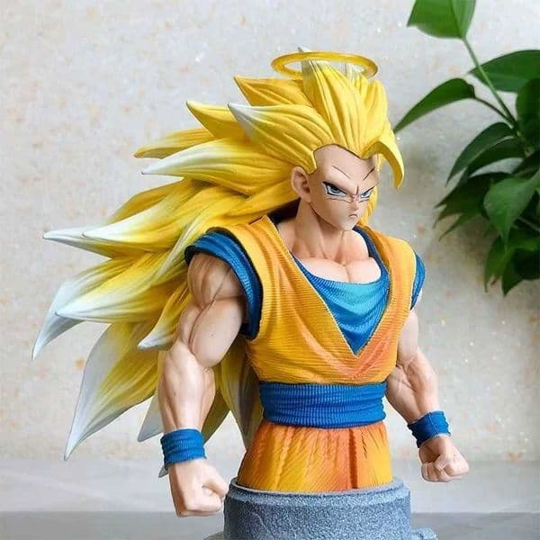 Boxed Figure GK Infinite Super Saiyan 3 Goku Bust Dragon Ball Anime Model Ornament S260410